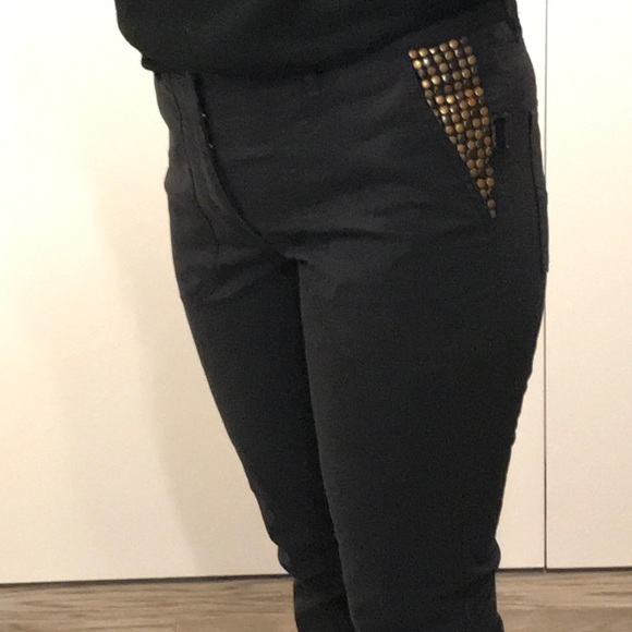 🌤Zadig&Voltaire Eliot studded pants size 34, US8 - Picture 4 of 13